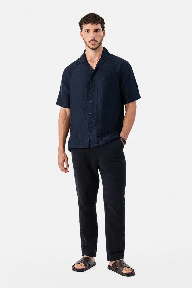 سنيتش Textured Box Fit Shirt